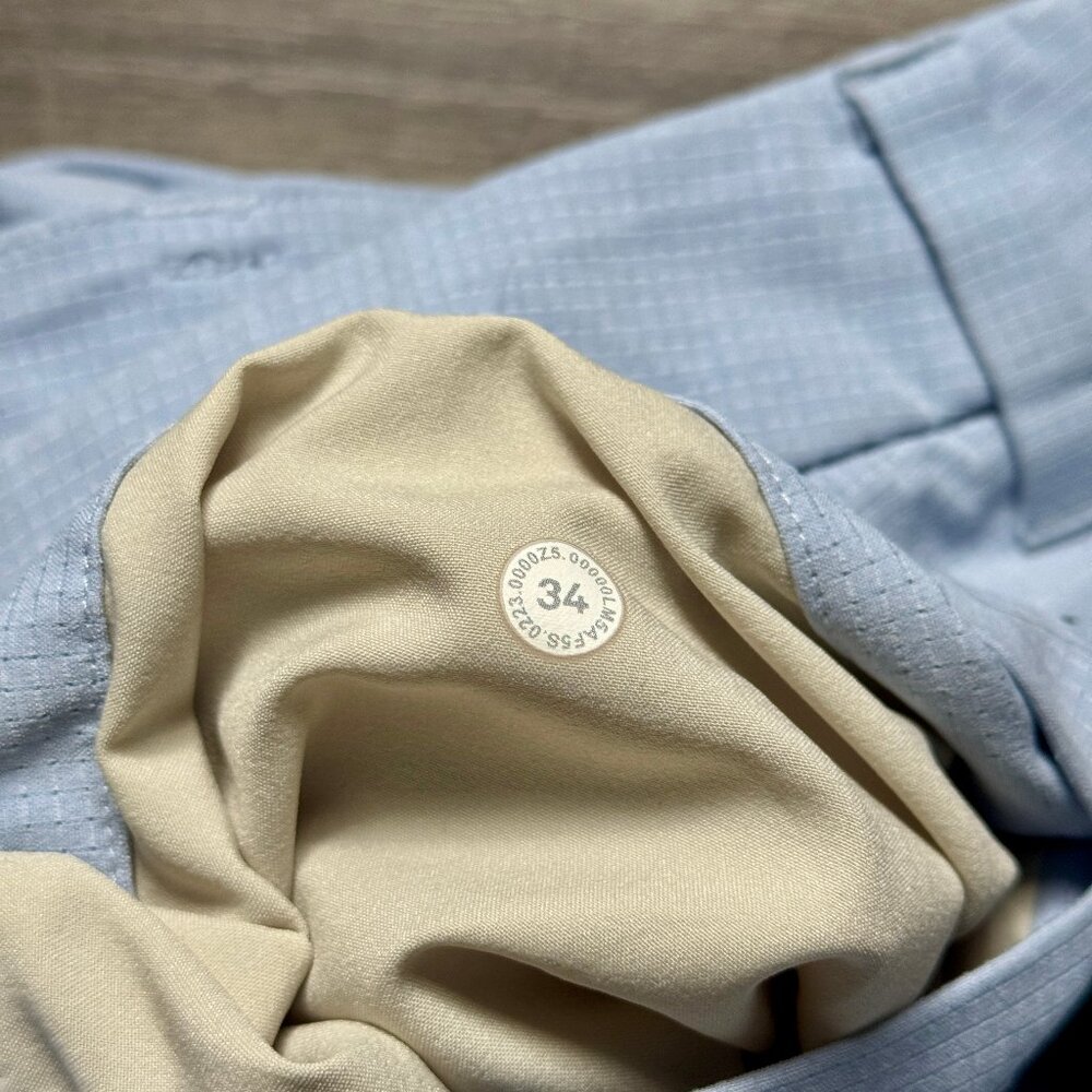 Lululemon Men's Commission Slim-Fit Pant *Ventlight - Blue - Picture 6 of 8